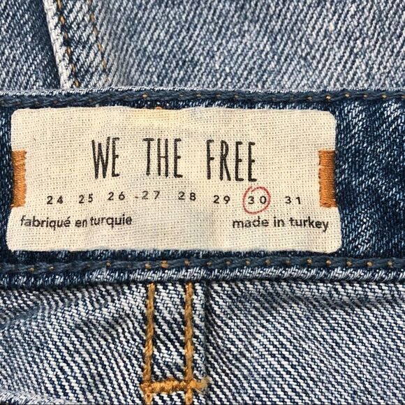 WE THE FREE - FREE PEOPLE DISTRESSED DENIM SKIRT - Picture 8 of 10